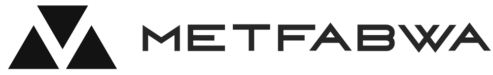 Logo of Metfab WA, local bollard manufacturer